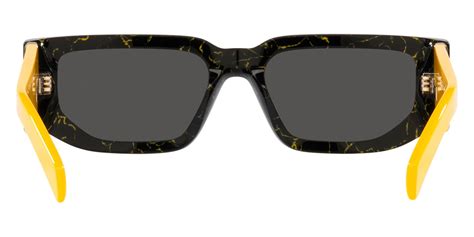 prada black yellow marble|Prada PR 09ZS 19D5S0 Sunglasses in Black Yellow Marble .